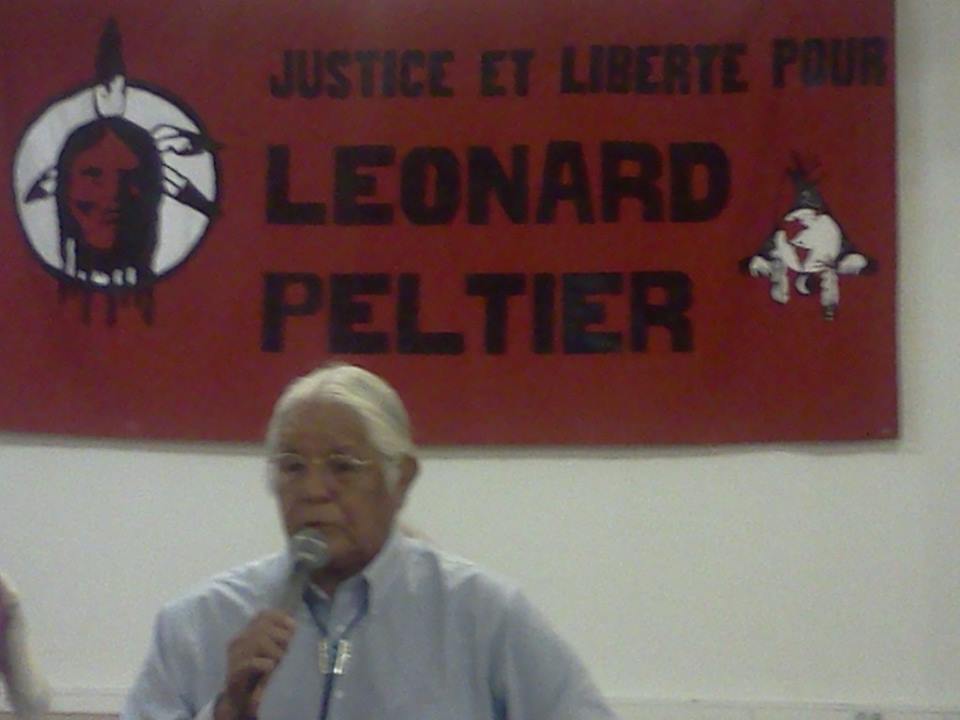 Lenny Foster à la soirée dédiée à Leonard Peltier - CICP, Paris, le 21 septembre (...)